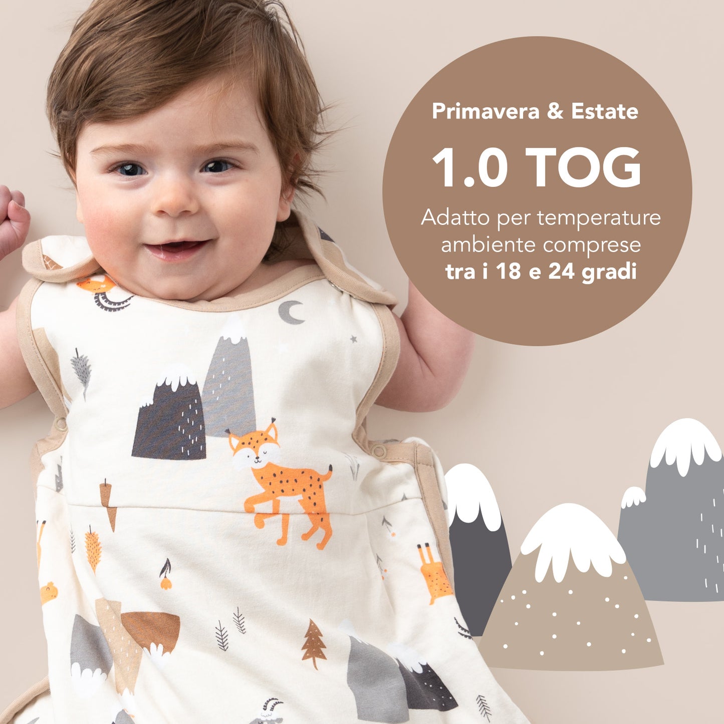 Sacco nanna bambino, 1.0 Tog