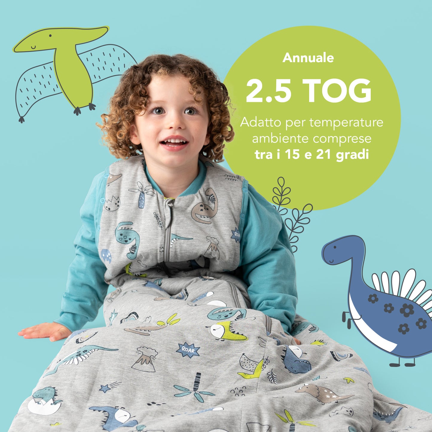 Sacco nanna bambino, 2.5 TOG