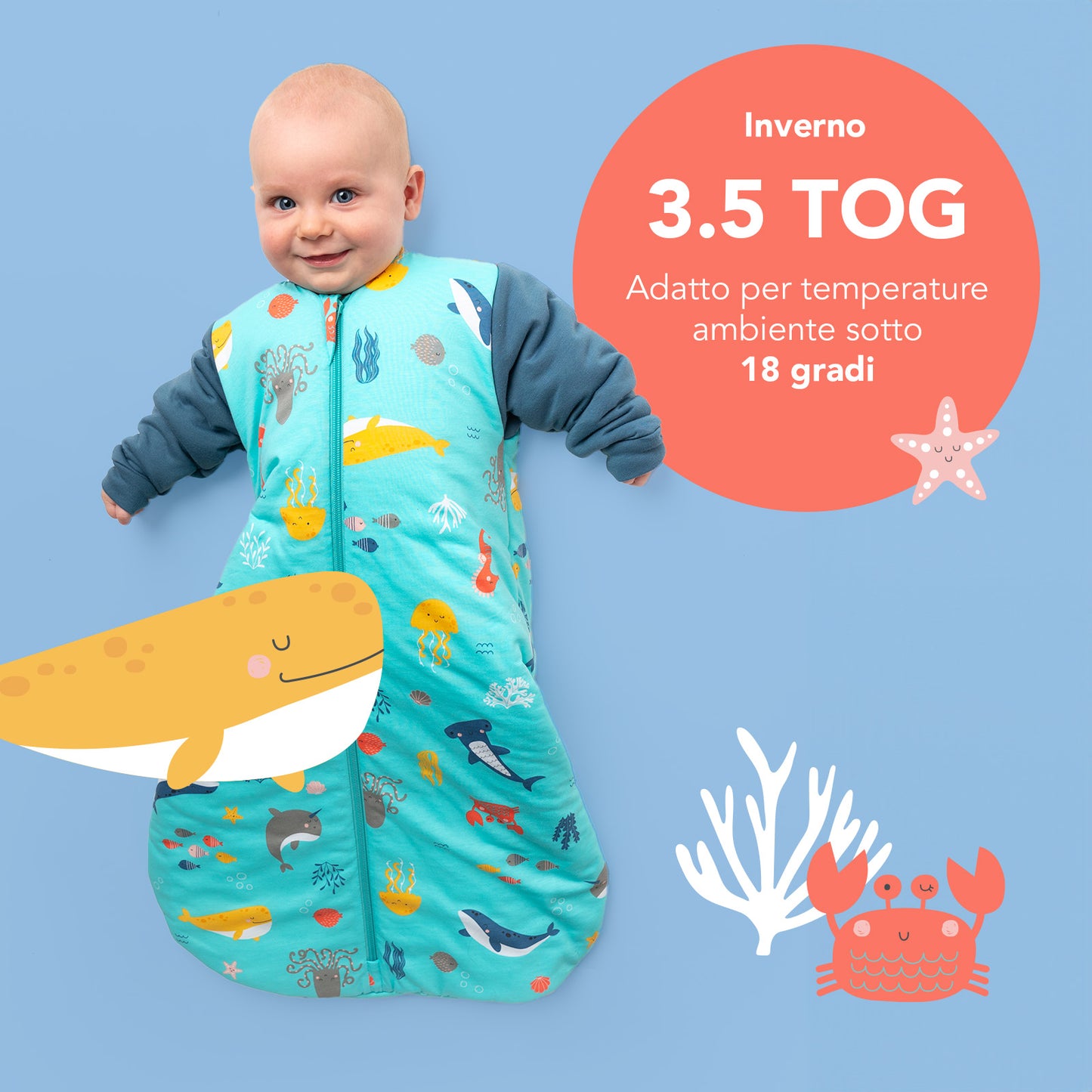 Sacco nanna bambino, 3.5 TOG