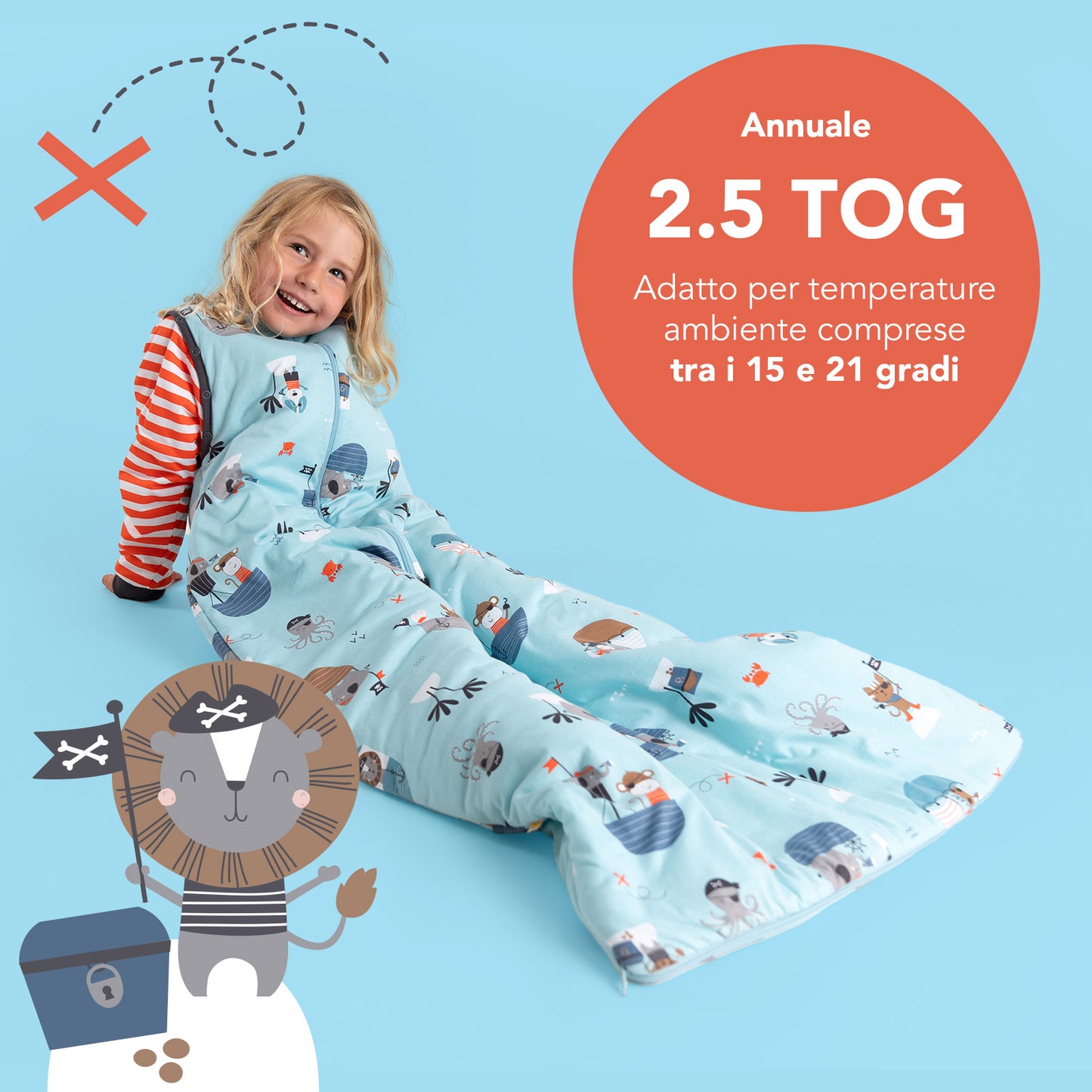 Sacco nanna bambino, 2.5 TOG