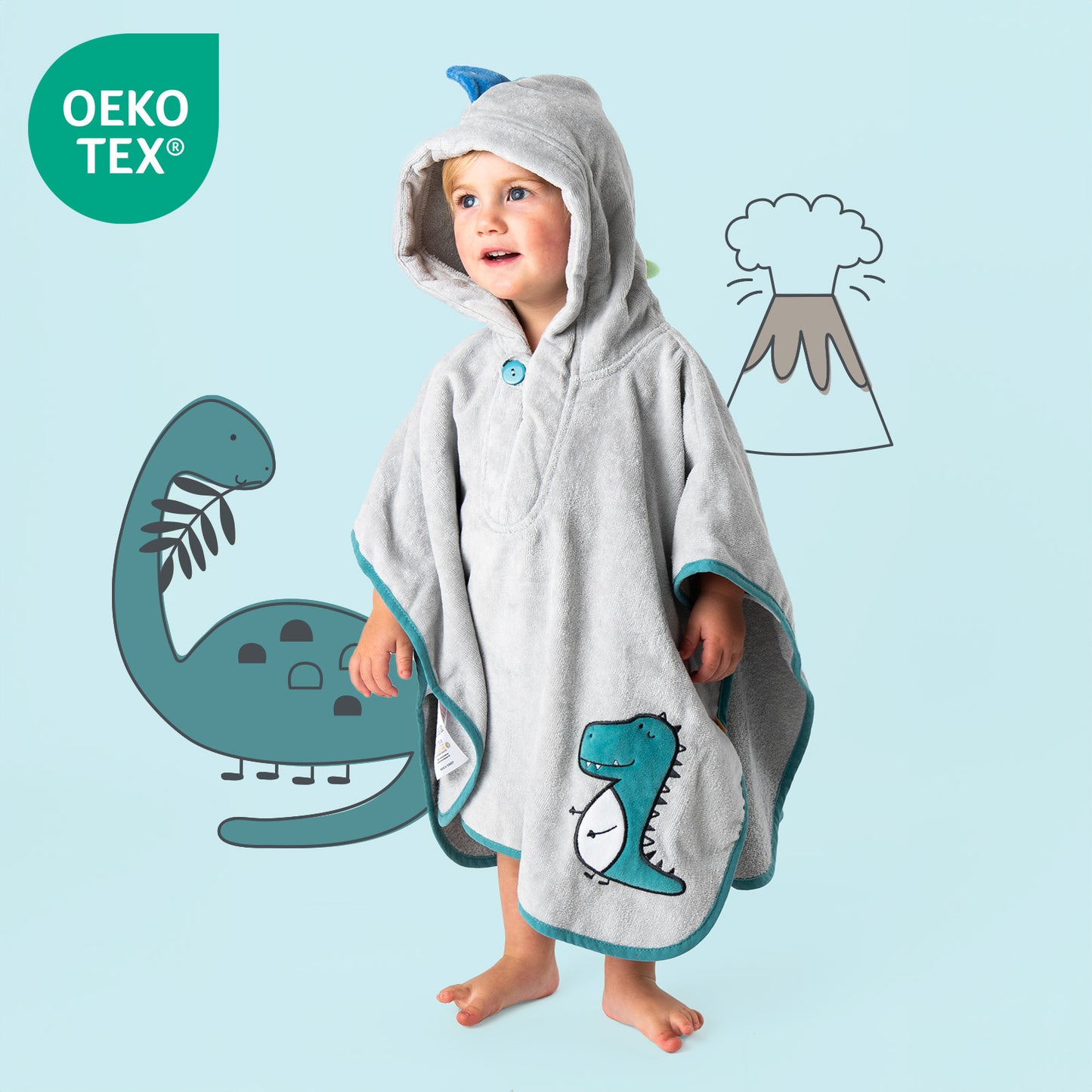 Poncho da Bagno con cappuccio