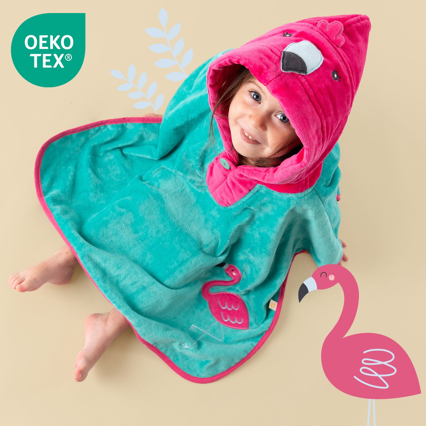 Poncho da Bagno con cappuccio