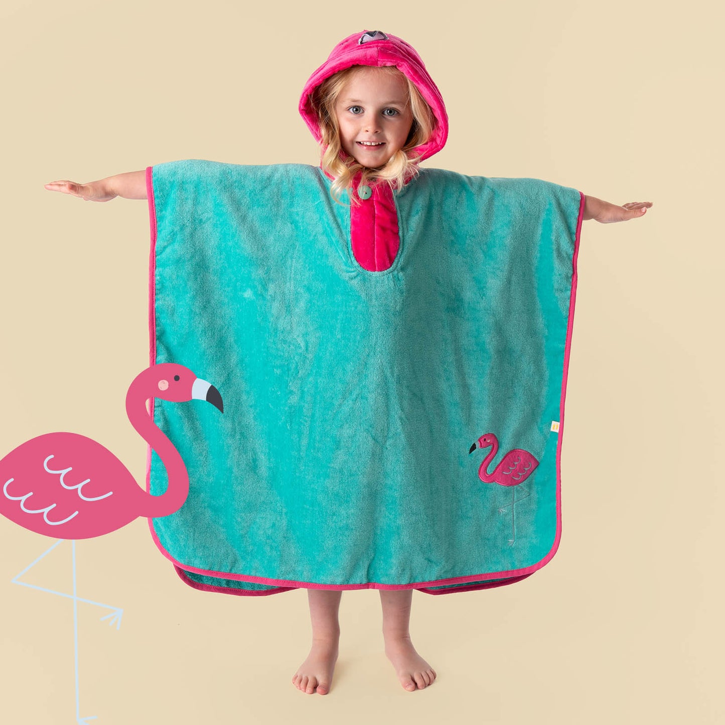 Poncho da Bagno con cappuccio